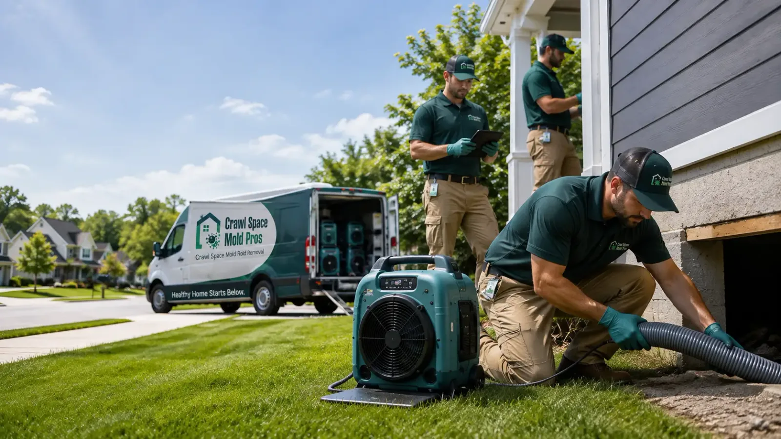 Crawl Space Mold Removal in Edgerton, WY
